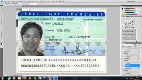 fausse carte d'identité générateur.